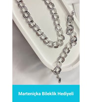 Samanyolu Silver Kolye  Paslanmaz - 316l Çelik