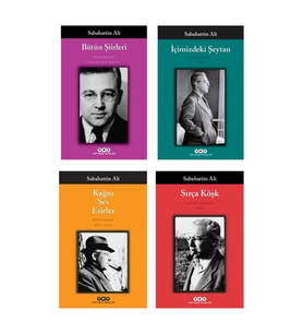 Bütün Şiirleri + Içimizdeki Şeytan + Kağnı Ses Esirler + Sırça Köşk- 4 Kitap Set