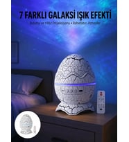 Northcity Yeni Nesil Gece Lambası Yumurta Speaker Dinozor Temalı Atmosfer Işığı