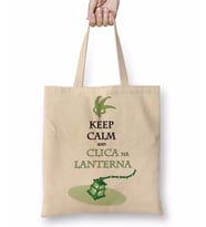 Keep Calm Clica Na Lanterna Bez Çanta Uzun Saplı