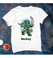 Ninja Kaplumbağalar Tişörtü ( Çocuk - Büyük ) Kişiye Özel
