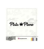 Plata Plomo Oto Sticker Siyah 20*10 Cm