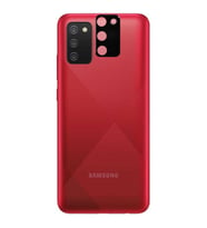 Samsung Galaxy A02S Uyumlu Zore 3D Kamera Camı (Siyah)