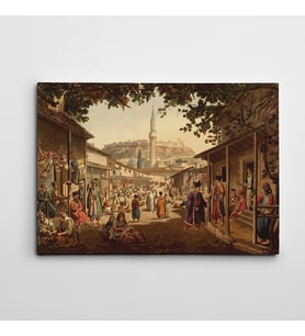 Osmanlı Sokakları Kanvas Tablo