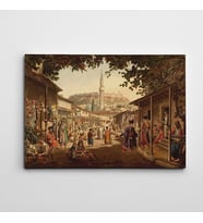 Osmanlı Sokakları Kanvas Tablo
