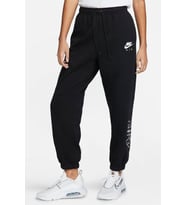 Nike Air Fleece Loose Fit Sweat Pants Black Bol Kesim Kadın Spor Eşofman Altı Siyah