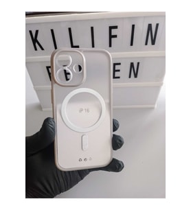 İphone 16 Şeffaf Magsafe Kılıf Modeli