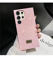 Coverzone Xiaomi Redmi Note 13 ile Uyumlu Elmas Desen Ta?l? K?l?f � 2 mm Kamera �?k?nt? Koruma, I??lt?l? L�ks ??k Darbe Emici Kapak Pembe