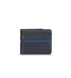 Guard Lacivert Spor Şeritli Deri Erkek Cüzdanı - GRD2403XW22528 (Renksiz)