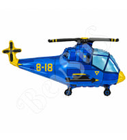 Mavi Helikopter Folyo Balon