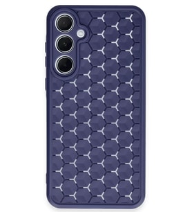 Galaxy A25 5G Kılıf Petek Silikon Kapak - Lacivert