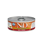 N&D 3 Adet Pumpkin Tahılsız Bıldırcın&Balkabağı 70gr Yaş Kedi Konservesi 3 Adet