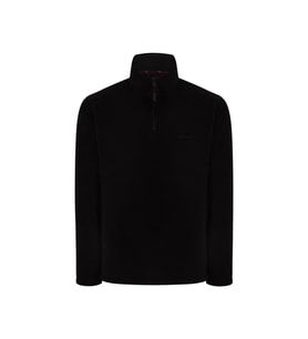 Thermoform hztp19020 - Polarline Kadın Yarım Fermuarlı Sweatshirt (Siyah)