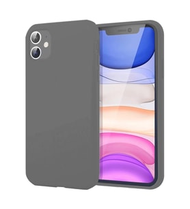 iPhone 11 Kılıf First Silikon - Gri