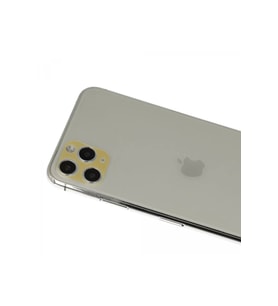Newface Apple iPhone 11 Pro Max Rainbow Kamera Lens Koruma Cam - Gold