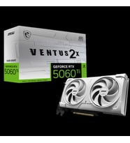 MSI VGA GEFORCE RTX 5060 TI 16G VENTUS 2X OC WHITE PLUS RTX5060TI 16GB GDDR7 128B DX12 PCIE 5.0 X16 (3XDP 1XHDMI)