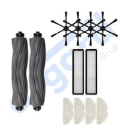 DREAME D10S, D10S PRO, D9 MAX GEN 2 UYUMLU 2 Ana Fırça 4 Yan Fırça 2 Filtre 4 Mop PKT-iasgf0000953