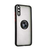 Northcity Huawei P40 Lite E Montreal Yüzüklü Silikon Kapak - Siyah