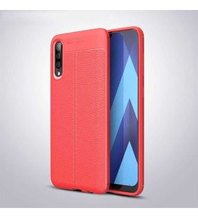 Samsung Galaxy A70 Uyumlu Kılıf Zore Niss Silikon Kapak (Kırmızı)