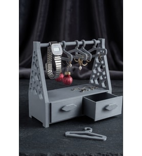 MYCRAFT3D Çekmeceli Takı Organizer Standı – Kolye, Küpe, Saat ve Yüzük Düzenleyici