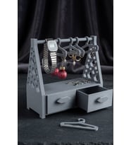 MYCRAFT3D Çekmeceli Takı Organizer Standı – Kolye, Küpe, Saat ve Yüzük Düzenleyici