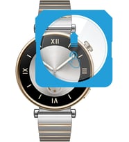 Huawei Watch GT4 41mm için 2'li Paket (2 Adet) Kolay Kurulum Otomatik Hizalama Aparatlı Şeffaf 9H Sertliğinde Gerçek Temperli Cam Ekran Koruyucu