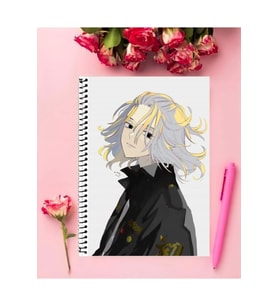 Tokyo Revengers Anime Defter 1 Adet Özel Tasarım A4 Boyutu 21*29 Cm Telli Çizgili defter
