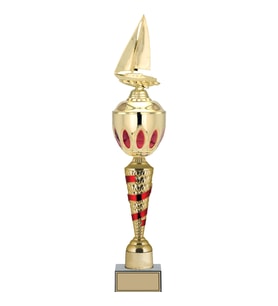 ODAK KUPA - Figürlü Kupalar - Yelken Figürlü Kupalar FG-086 B - 62 cm