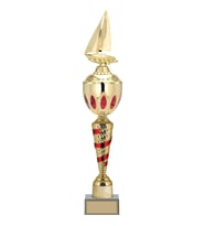 ODAK KUPA - Figürlü Kupalar - Yelken Figürlü Kupalar FG-086 B - 62 cm