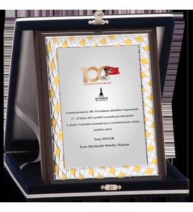 ODAK KUPA - Ahşap Plaketler - PL-017-M B - 15x20 cm