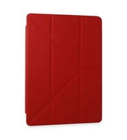 Samsung Galaxy Tab A9 Plus Kılıf Kalemlikli Mars Tablet Kılıfı - Kırmızı