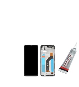 İnfinix Hot10 Play Ekran Dokunmatik Çıtalı (SİYAH) B7000 YAPIŞTIRICI