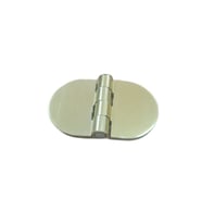 Yaprak Menteşe Oval Alüminyum Gold Renk 40x68 mm  3,3 mm Kalınlık  5 Adet