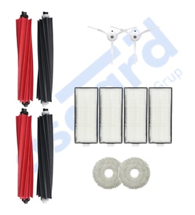 Roborock Q Revo Master Uyumlu 2 Ana Fırça 2 Yan Fırça 4 Filtre 2 Mop