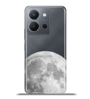 Vivo Y36 Kapak HD Renkli Dizayn Silikon Kılıf - Moon Crater