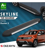 S-Dizayn Dacia Duster 2 Skyline Krom Yan Basamak 183 Cm 2018-2023 A+ Kalite