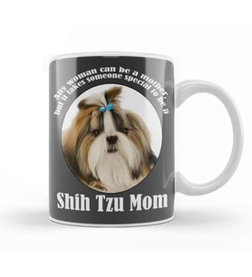 Shih Tzu Mom 01 Kupa Bardak Porselen