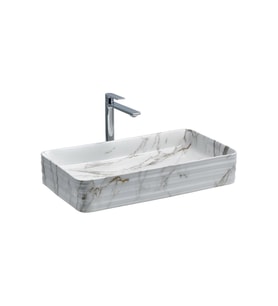 LENA TEZGAHÜSTÜ LAVABO E-2106M1 (Gri)