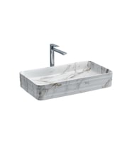 LENA TEZGAHÜSTÜ LAVABO E-2106M1 (Gri)