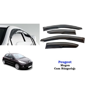 Peugeot 207 Mugen Cam Kenar Rüzgarlığı 2006-