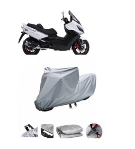 Kymco Xciting 500  Gri Motosiklet Brandası ARKA ÇANTA UYUMLU DEĞİLDİR