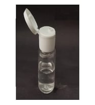Ziylan 50ML Şeffaf Plastik Şişe+Fliptop Kapak,dezenfektan Şişesi,açmalı Kapak,boş Şişe,50 Adet