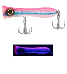 Fujin Big Mama 12cm 31gr Popper Maket Balık 269 Blue Pink Silver