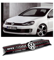 Volkswagen Golf 6 GTi Kırmızı Şeritli Ön Panjur 2009-2013