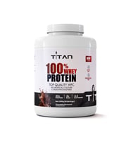 Titan Premium %100 Whey Protein WPC70 2300g- Çikolata-Aroma-Shaker Hediye (Silver)