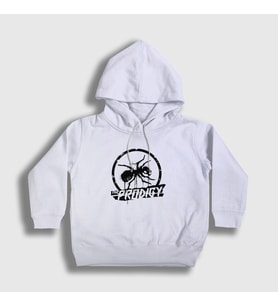 Presmono Unisex Çocuk Beyaz Logo Ant Prodigy Kapüşonlu Sweatshirt 431511tt (Beyaz)