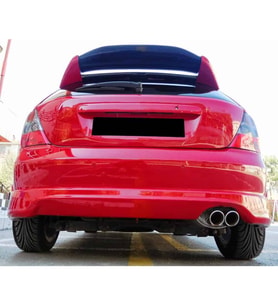 Honda Civic Sport Ep2 Ep3 Arka Ek Plastik Siyah Difüzör Arka-bodykit-ek-karlık