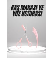 2'li Kaş Bakım Seti Taraklı Kaş Makası Ve Kaş bakım aparatısı Kaş Şekillendirici