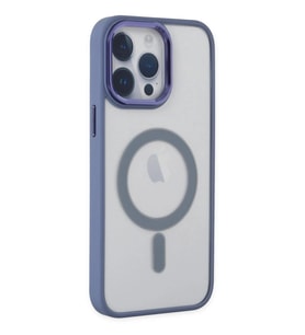 Durukar® iPhone 14 Pro Max Kılıf Room Magneticsafe Silikon - Sierra Blue