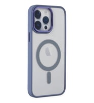 Durukar® iPhone 14 Pro Max Kılıf Room Magneticsafe Silikon - Sierra Blue